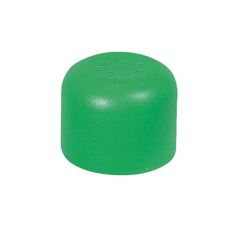 10 x Aqua-Plus – Fusiotherm PPR Rohr Kappe d = 25 x 4,2 mm, grün