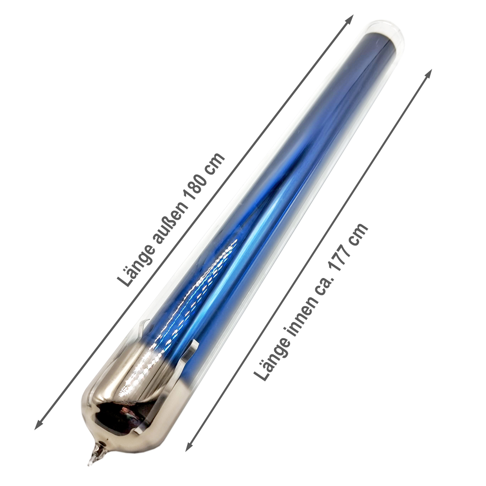 2er-Set Ersatzröhren inkl. 24mm Heat-Pipe für Röhrenkollektoren Vakuumröhrenkollektoren