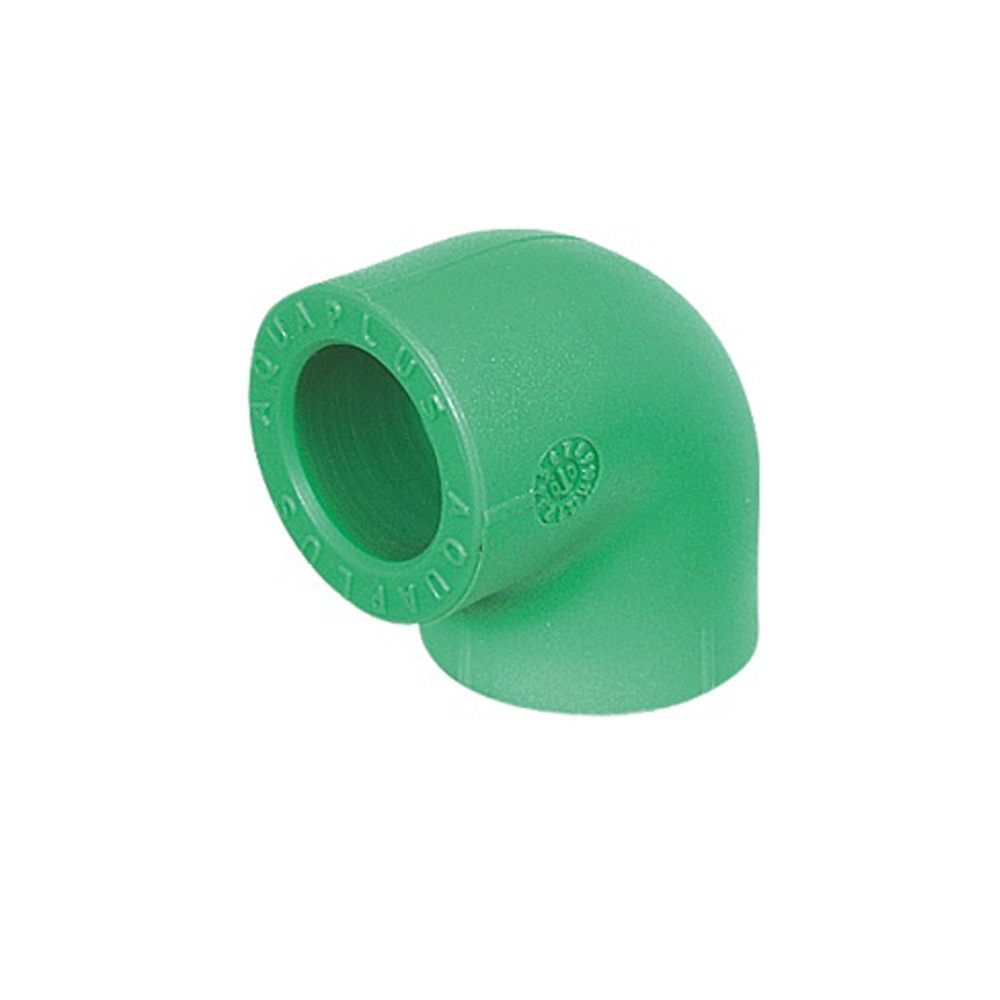 Aqua-Plus - PPR Rohr Winkel 90° d = 20 x 3,4 mm, grün