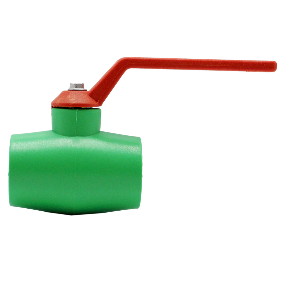 Aqua-Plus - PPR Rohr Kugelhahn mit Griff d = 20 mm, grün