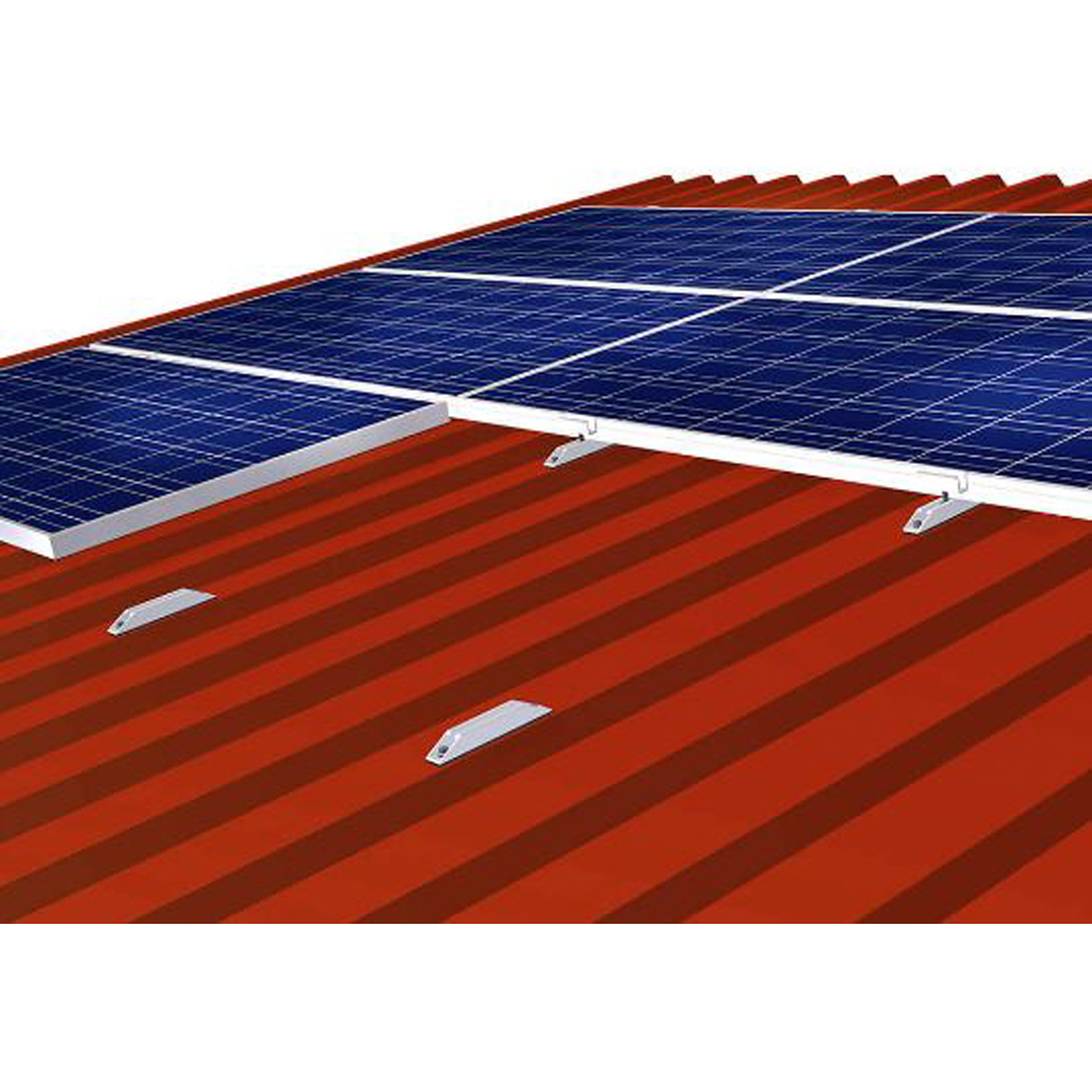 2er-Set C-Schienen zur Trapezblech-Dachbefestigung Montage Solarmodule
